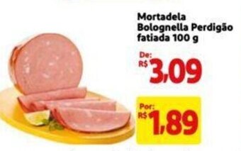 Mortadela Bolognella Perdigão fatiada 100 g