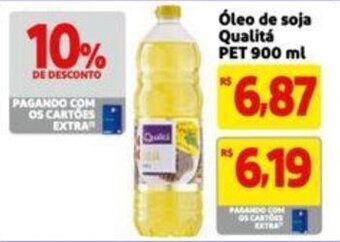 Extra Supermercado Óleo de soja Qualitá PET 900 ml oferta