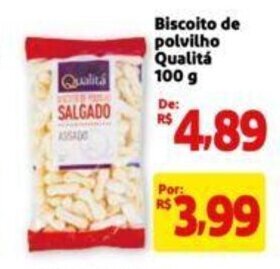 Extra Supermercado Biscoito de polvilho Qualitá 100g oferta