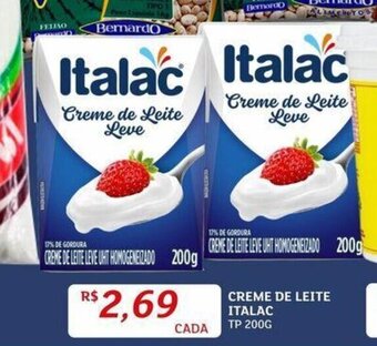 Assaí Atacadista CREME DE LEITE ITALAC TP 200G oferta