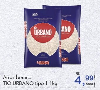 Arroz branco TIO URBANO tipo 1 1kg