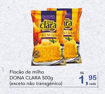 Cometa Supermercados Flocão de milho DONA CLARA 500g (exceto não transgênico) oferta