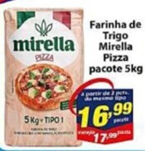Vencedor Atacadista Farinha de Trigo Mirella Pizza pacote 5kg oferta