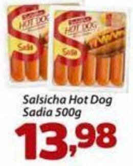 Confiança Supermercados Salsicha Hot Dog Sadia 500g oferta