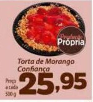 Torta de Morango Confiança