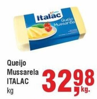 Higa Atacado Queijo Mussarela ITALAC kg oferta