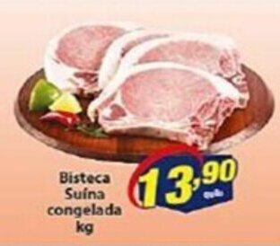 Vencedor Atacadista Bisteca Suína congelada kg oferta