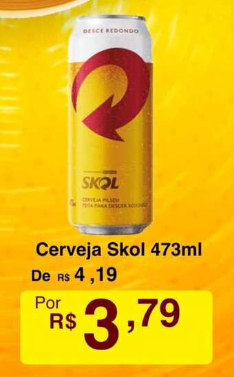 Cerveja Skol 473ml
