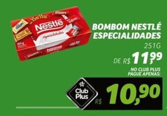 Spasso Sabores BOMBOM NESTLÉ ESPECIALIDADES 251G oferta