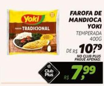 FAROFA DE MANDIOCA YOKI TEMPERADA 400G