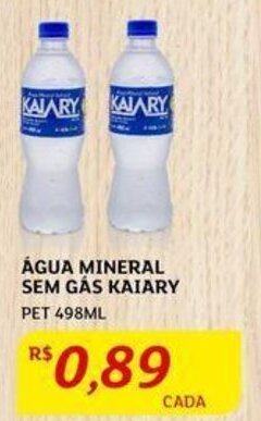 Assaí Atacadista ÁGUA MINERAL SEM GÁS KAIARY PET 498ML oferta