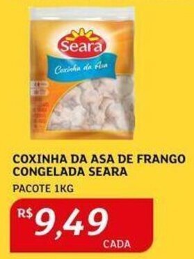 Assaí Atacadista COXINHA DA ASA DE FRANGO CONGELADA SEARA PACOTE 1KG oferta