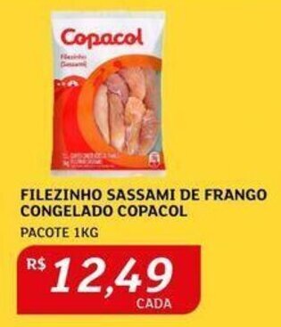 Assaí Atacadista FILEZINHO SASSAMI DE FRANGO CONGELADO COPACOL PACOTE 1KG oferta