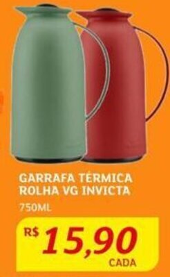 GARRAFA TERMICA ROLHA VG INVICTA 750ML