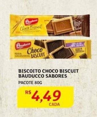Assaí Atacadista BISCOITO CHOCO BISCUIT BAUDUCCO SABORES PACOTE 80G oferta