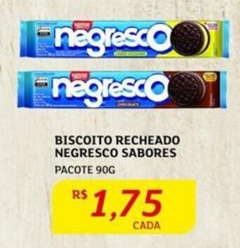 Assaí Atacadista BISCOITO RECHEADO NEGRESCO SABORES PACOTE 90G oferta