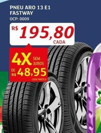 PNEU ARO 13 E1 FASTWAY OCP: 0009