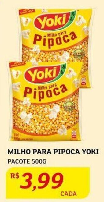 Assaí Atacadista MILHO PARA PIPOCA YOKI PACOTE 500G oferta