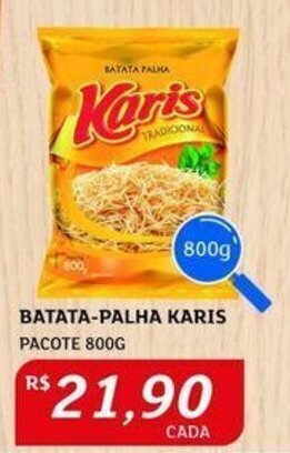 BATATA-PALHA KARIS PACOTE 800G