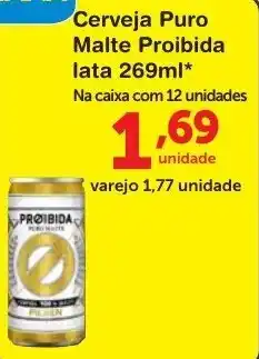 Roldão Cerveja Malte Proibida 269ml oferta
