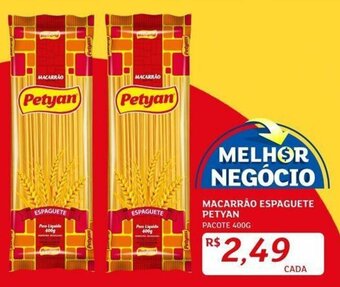 Assaí Atacadista MACARRÃO ESPAGUETE PETYAN PACOTE 400G oferta
