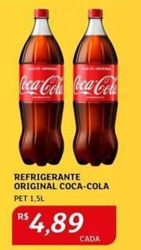 Assaí Atacadista REFRIGERANTE ORIGINAL COCA-COLA PET 1,5L oferta