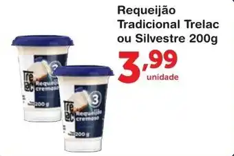 Roldão Requeijao Tradicional Trelac ou Silvestre 200g oferta
