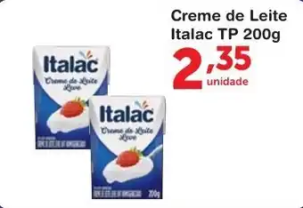 Roldão Creme de leite Itala TP 200g oferta