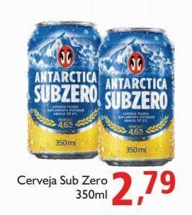 Cerveja sub zero 350ml