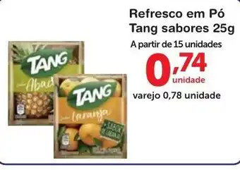 Roldão Refresco em po Tang 25g oferta