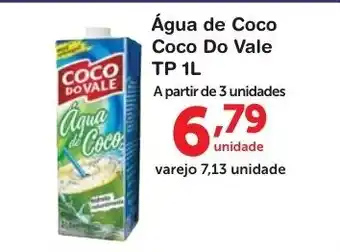 Roldão Agua de Coco Do Vale TP 1L oferta