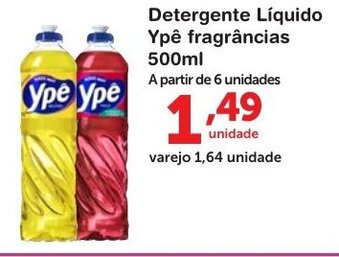 Roldão Detergente Liquido Ype 500ml oferta