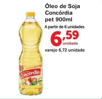 Oleo de Soja Concordia pet 900ml