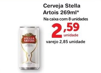 Roldão Cerveja Stella Artois 269ml oferta