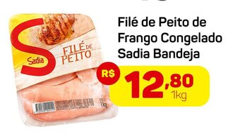 Epa Filé de Peito de Frango Congelado Sadia Bandeja 1kg oferta