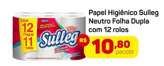 Epa Papel Higiênico Sulleg Neutro Folha Dupla com 12 rolos oferta