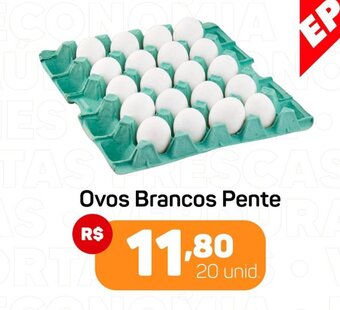 Ovos Brancos Pente 20 unid.