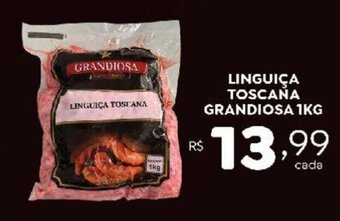 Bahamas Supermercados LINGUIÇA TOSCANA GRANDIOSA 1KG oferta
