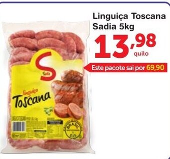 Linguica Toscana Sadia 5kg