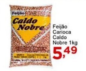 Rossi Supermercado Feijao Carioca Caldo Nobre 1kg oferta