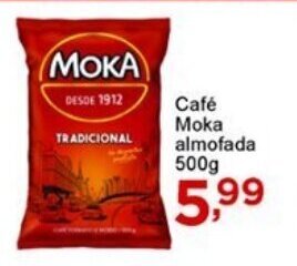 Rossi Supermercado Cafe Moka almofada 500g oferta