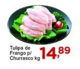 Rossi Supermercado Tulipas de Frango p/ Churrasco 1kg oferta