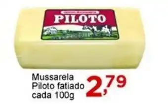 Rossi Supermercado Mussarela Piloto fatiado 100g oferta