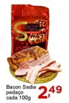 Bacon Sadia pedaco 100g