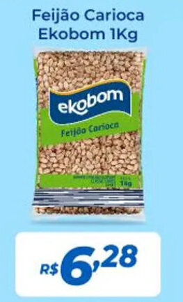 Atakarejo Feijão Carioca Ekobom 1Kg oferta