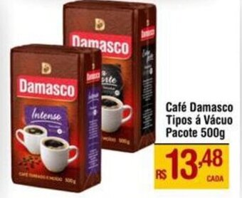 Max Atacadista Café Damasco Tipos á Vácuo Pacote 500g oferta