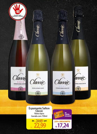 Atacadão Espumante Salton Classic Vários tipos Garrafa com 750ml oferta