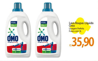 Atacadão Lava Roupas Líquido Omo Lavagem Perfeita Frasco com 3L oferta