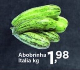 Rossi Supermercado Abobrinha Italia 1kg oferta