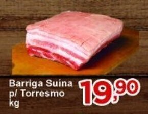 Rossi Supermercado Barriga Suina p/ Torresmo 1kg oferta